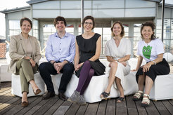 V.l.n.r.: Kerstin Pahl, Pascal Langenbach, Gisela Kopp, Julia Gurol, Birgit Nemec.